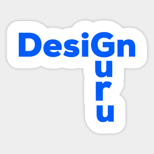 Design Guru, UX Designer, Tech , Designer Job, Design Career Sticker